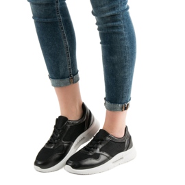 SHELOVET Sportschuhe zum Schnüren schwarz 1