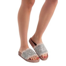 Bequeme VICES-Hausschuhe rosa 2