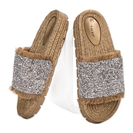 Bequeme VICES-Hausschuhe gelb 2