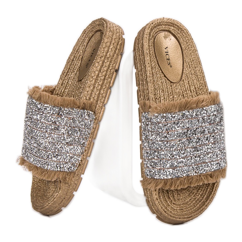 Bequeme VICES-Hausschuhe gelb 2