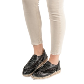 Schuhe mit Pailletten VICES schwarz 2