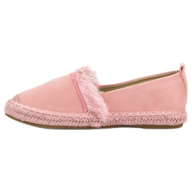 Lily Shoes Espadrilles mit Fransen rosa 2