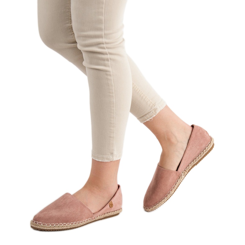 VICES Wildleder-Espadrilles rosa 1