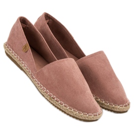 VICES Wildleder-Espadrilles rosa 2