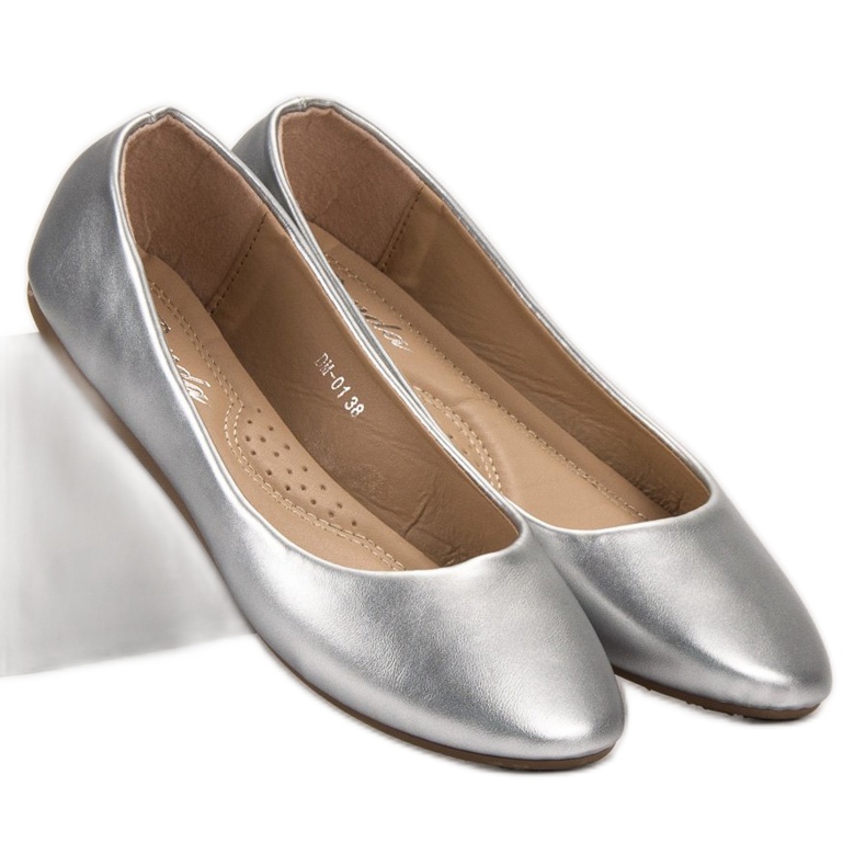 Renda Klassische Ballerinas grau 1
