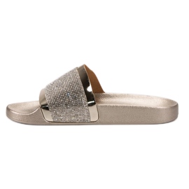 VICES Hausschuhe mit Zirkonia gelb 2