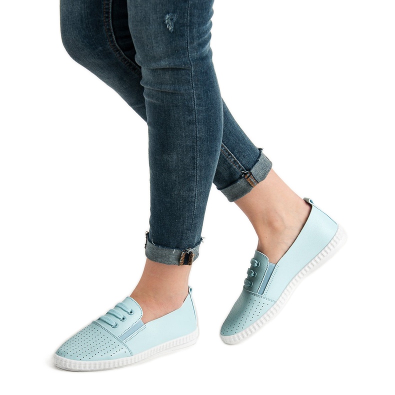 Super Mode Blaue Turnschuhe 1