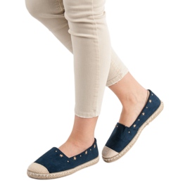 SHELOVET Espadrilles mit Jets navy blau 1