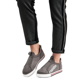 SHELOVET Mode Sportschuhe grau 1