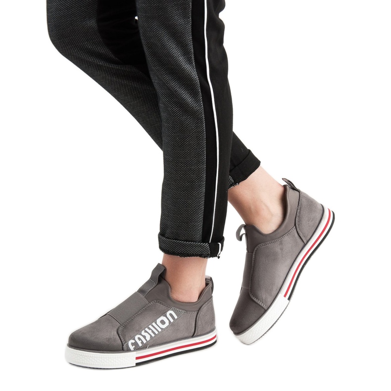 SHELOVET Mode Sportschuhe grau 2