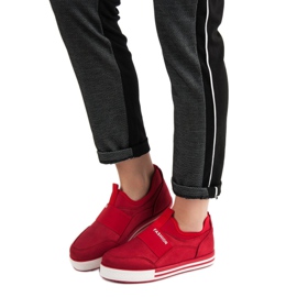 SHELOVET Slip-on-Sneakers rot 1