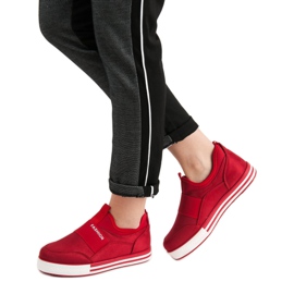 SHELOVET Slip-on-Sneakers rot 2