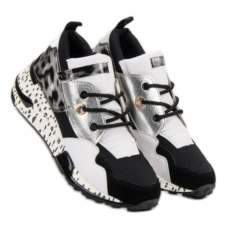 Modische VICES Sneaker weiß mehrfarbig 1