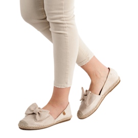 Espadrilles mit Schleife VICES braun 1