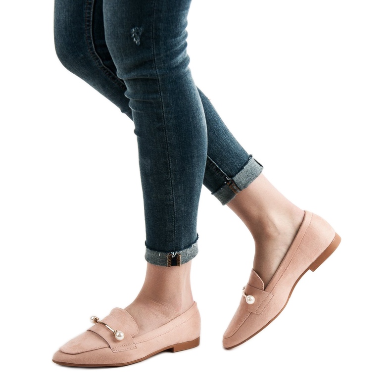 VICES Wildleder-Loafer rosa 2