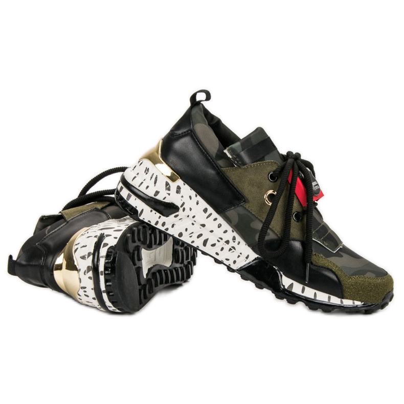 Modische VICES Sneaker grün 1