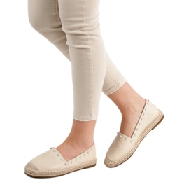 Erynn Espadrilles mit Perlen braun 2
