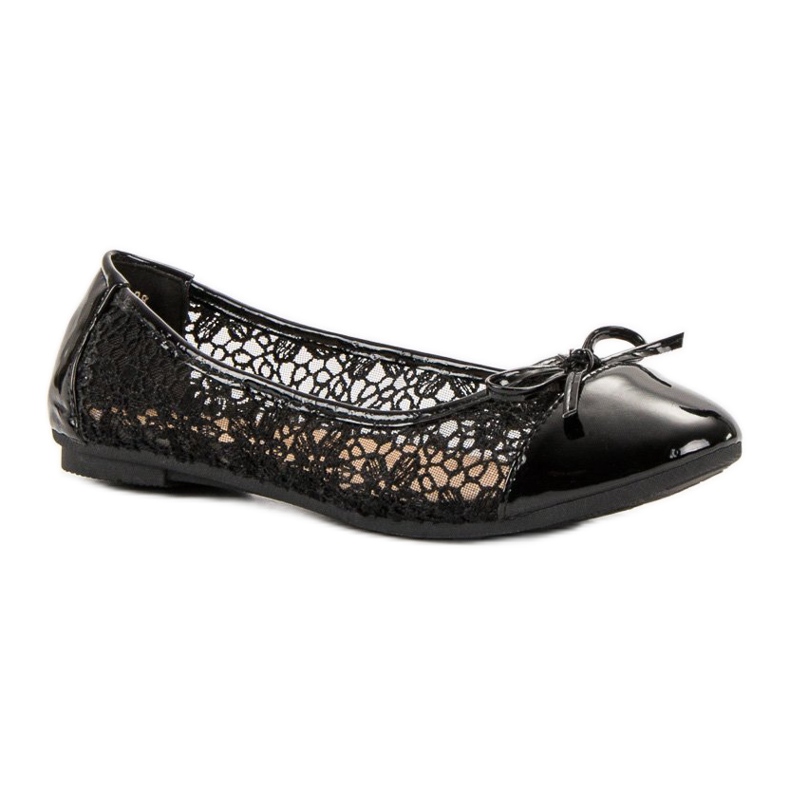 Diamantique Modische Ballerinas schwarz 1