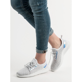 SHELOVET Weiße Sportschuhe 2