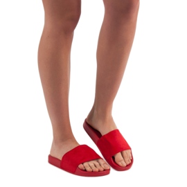 SHELOVET Sportschuhe aus Wildleder rot 1