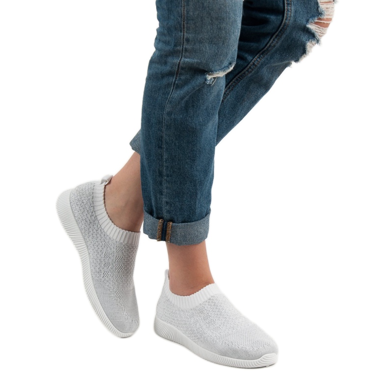 SHELOVET Textile Sportschuhe weiß 2