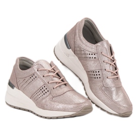 Lederschuhe VINCEZA rosa 2