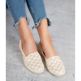 Beige Slip-On-Sneakers von VICES 1