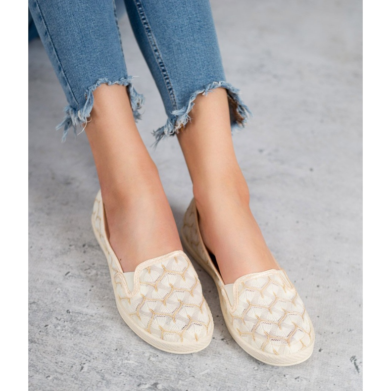Beige Slip-On-Sneakers von VICES 1