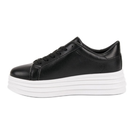 SHELOVET Schwarze Sportschuhe 1