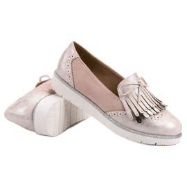 Balada Loafer mit Fransen rosa 1