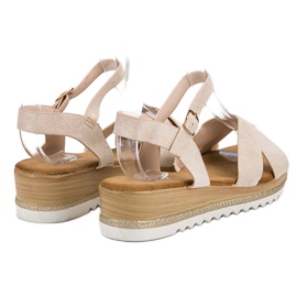 Bello Star Sandalen aus Wildleder braun 1