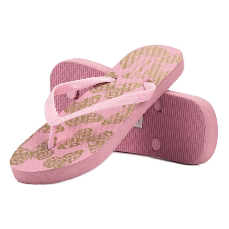SHELOVET Leichte Flip-Flops rosa 2