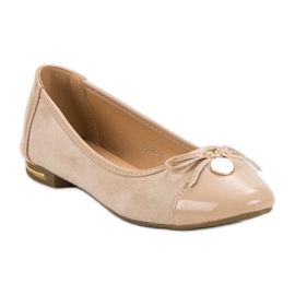 RTX WALK Ballerina mit Schleife beige 1