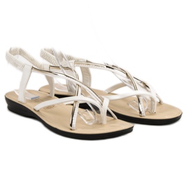 Camo Weiße Sandalen zum Hineinschlüpfen 1