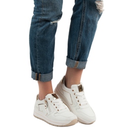 SHELOVET Weiße Sportschuhe 1