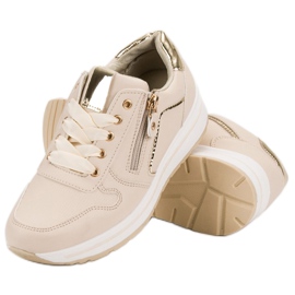SHELOVET Beige Sportschuhe 1