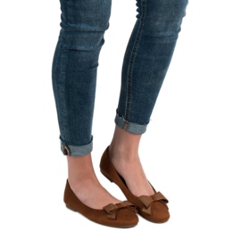 Best Shoes Kamel Ballerinas braun 1