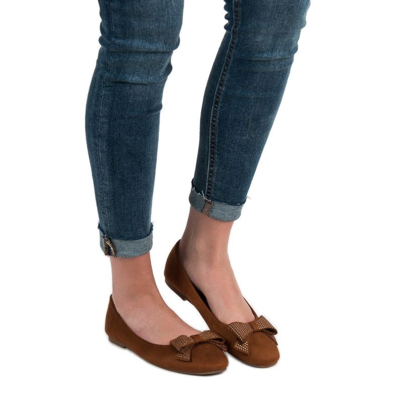 Best Shoes Kamel Ballerinas braun 1