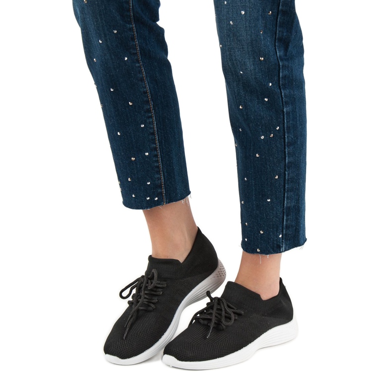 SHELOVET Textile Sportschuhe schwarz 2