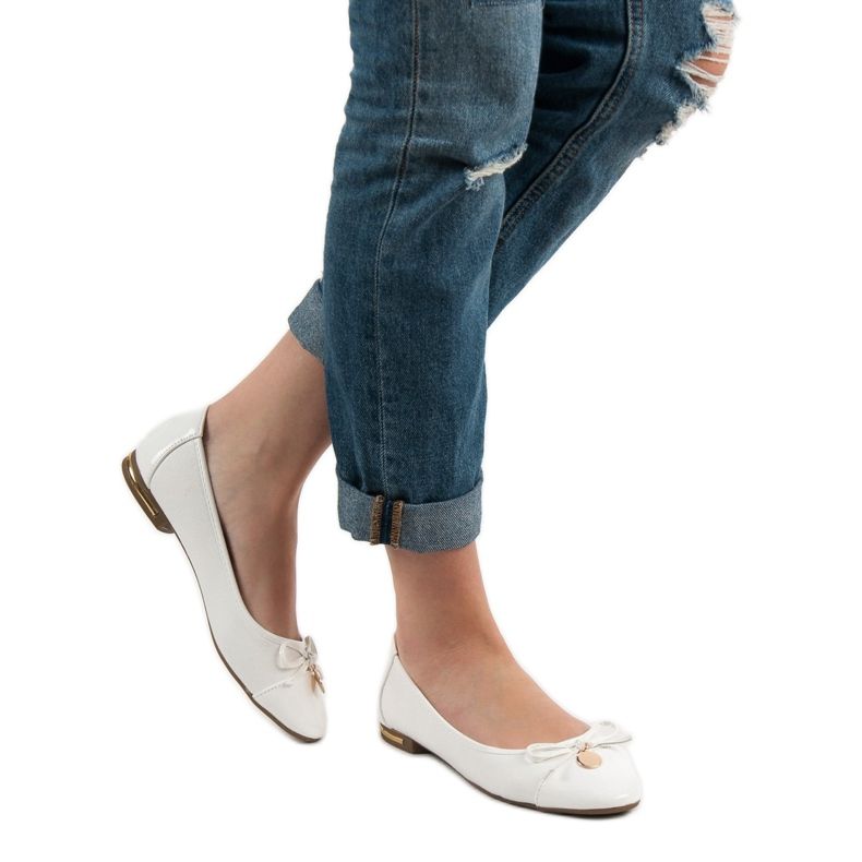 RTX WALK Ballerina mit Schleife weiß 2