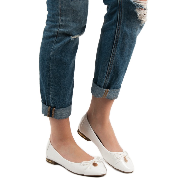 RTX WALK Ballerina mit Schleife weiß 1