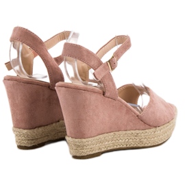 Bello Star Espadrilles-Sandalen rosa 1