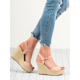 Puder Sandalen rosa 2