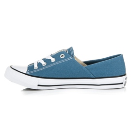 CONVERSE Chuck Taylor All Star korallrote Segeltuchfarbe Turnschuhe blau 2
