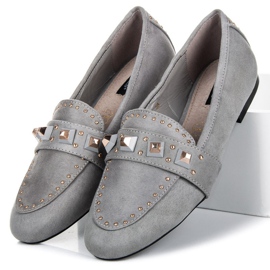 Vices Wildleder-Loafer grau 1