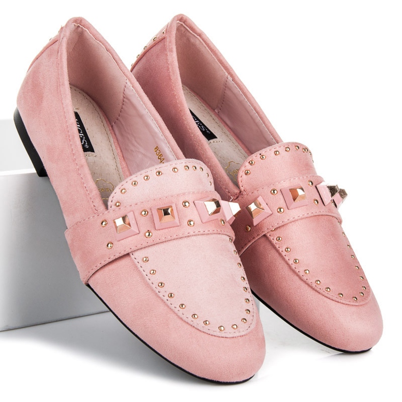 Vices Wildleder-Loafer rosa 1