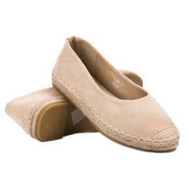Marquiz Ballerinas aus Wildleder braun 2