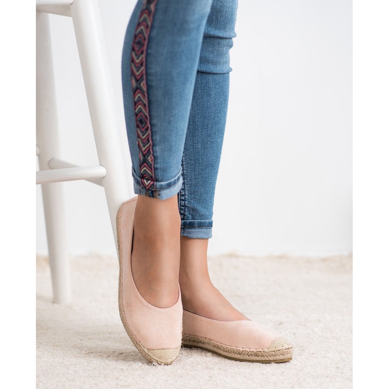 Marquiz Ballerinas aus Wildleder rosa 1