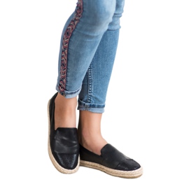 Bestelle Modische Espadrilles schwarz 1