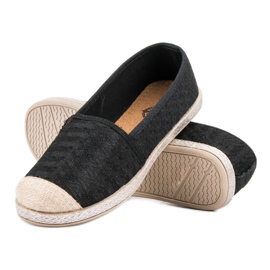 SHELOVET Leichte Slipper schwarz 2